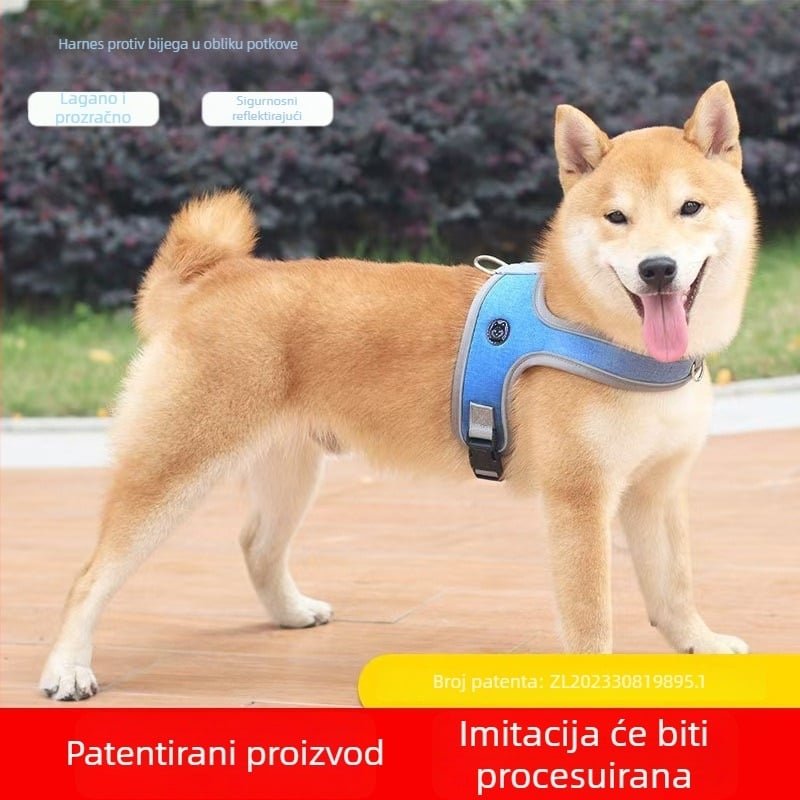 A7 harnes u stilu sedla za pse s kaišem, za male i srednje pse
