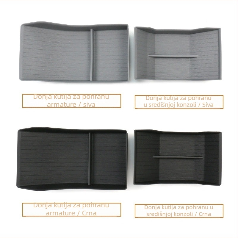 Mat za pohranu naslona za ruku za Tesla Model 3/Y, protuklizni i otporan na prljavštinu (Materijal: Drugo; Obrada/Prilagodba: Bez prilagodbe; Značka: Drugo)