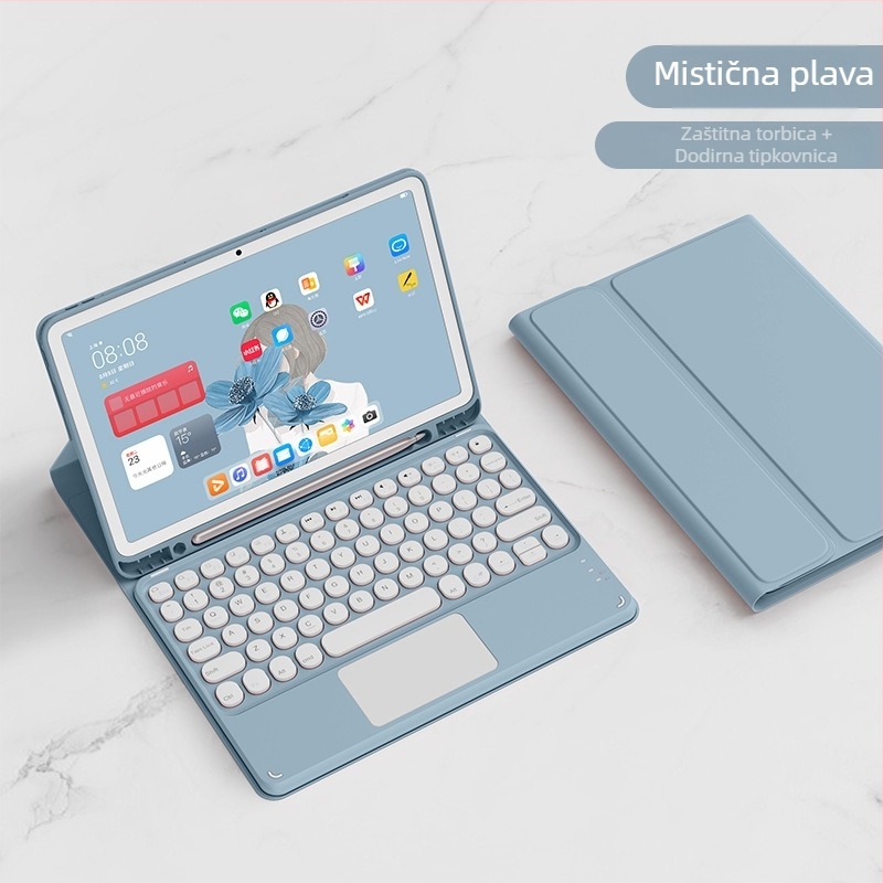 Zaštitna futrola za iPad s Bluetooth tipkovnicom i touchpadom – za seriju iPad tableta; Bluetooth sučelje; Bežična tipkovnica; S touchpadom; Ergoničan dizajn