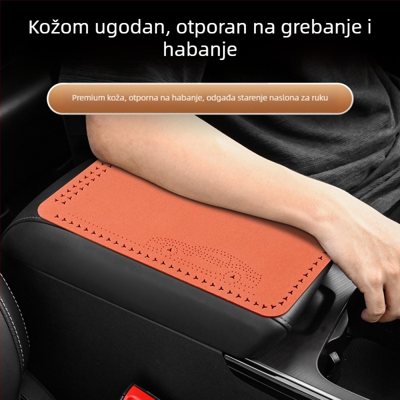 Velur navlaka za središnji naslon za ruku u automobilu — univerzalno uklapanje, pliš podstavak, nježan prema koži, za četiri sezone, podrijetlo Guangdong