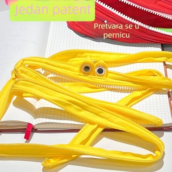 Pernica s zatvaračem – platno, korejskog stila, sladak crtani dizajn, velik kapacitet, za djevojčice