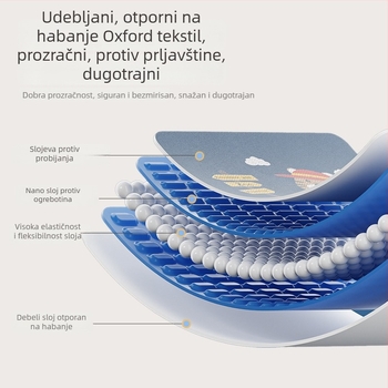 Shell Stone Dječja torba za pohranu deke - Ručna torba, 600D Oxford tkanina, Višenamjenski putni organizator