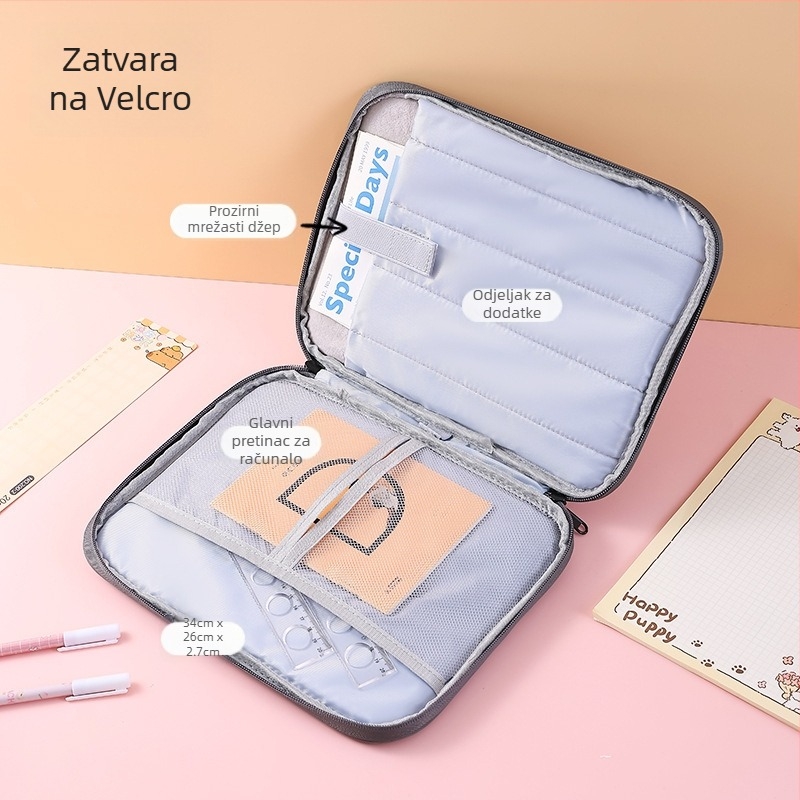 Yangu nylon torba za iPad/tablet — vodootporna, ultra lagana, otporna na habanje, podstava od poliesterja, unisex, gradski minimalistički stil