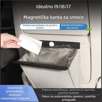 Torba za stražnji naslon sjedala – kožna, LED, viseća, vodootporna, za Ideal L7/L8/L9/L6