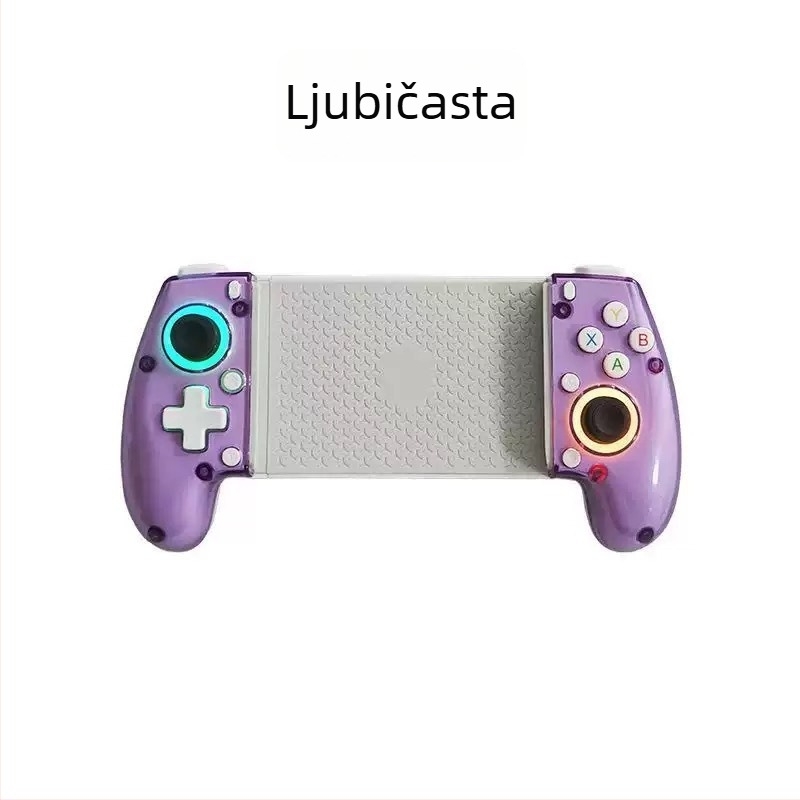 Proširivi gamepad za telefone i tablete – odmah postaje prijenosna konzola; Bluetooth, Type-C, vibracija, ABS; kompatibilan s Androidom, iOS-om, Switchom i PC-jem; Model G8+