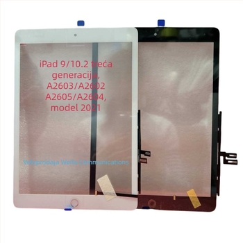 Zamjenski zaslon osjetljiv na dodir za iPad 7.–10. generacije (2018), kompatibilan s 1.–3. generacijom