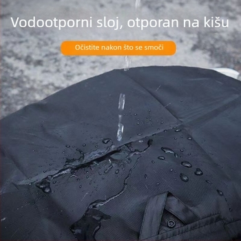 Torba za kacige, za kacige pune i polu-lice, poliester, vodootporna, s mogućnošću vješanja, univerzalna kompatibilnost