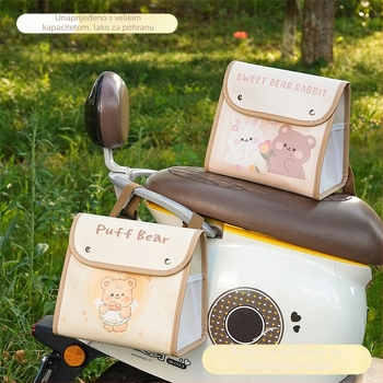 Univerzalna torbica za upravljač električnih tricikala i kolica, kožna vodootporna torba za pohranu, prilagodljiva s logotipom