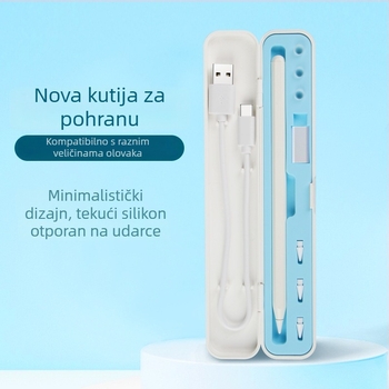 Apple Pencil Silikonska kutija – kompatibilna s Apple Pencil (1. i 2. generacijom), pribor za kapacitivnu olovku, stylus (Model: Apple Pen Box)