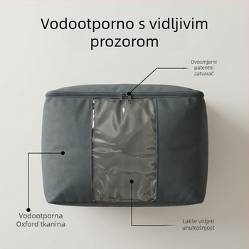 Sklopiva torba od Oxford platna za skladištenje deke i odjeće, kućna i putna uporaba
