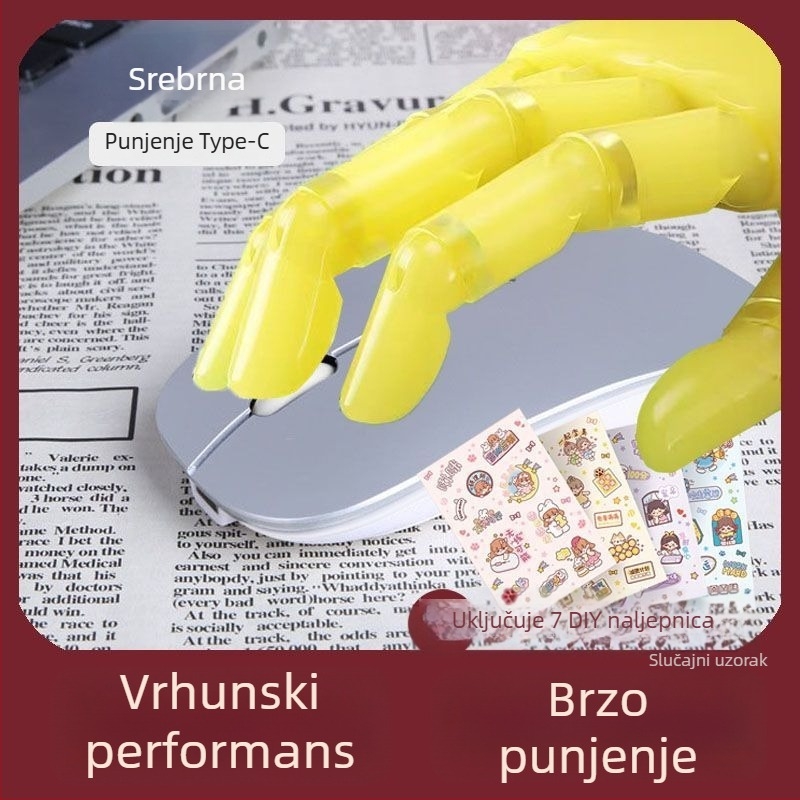 Optička miša USB, žično povezivanje, nije ergonomski dizajn