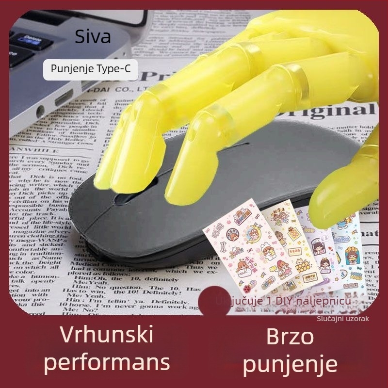 Optička miša USB, žično povezivanje, nije ergonomski dizajn