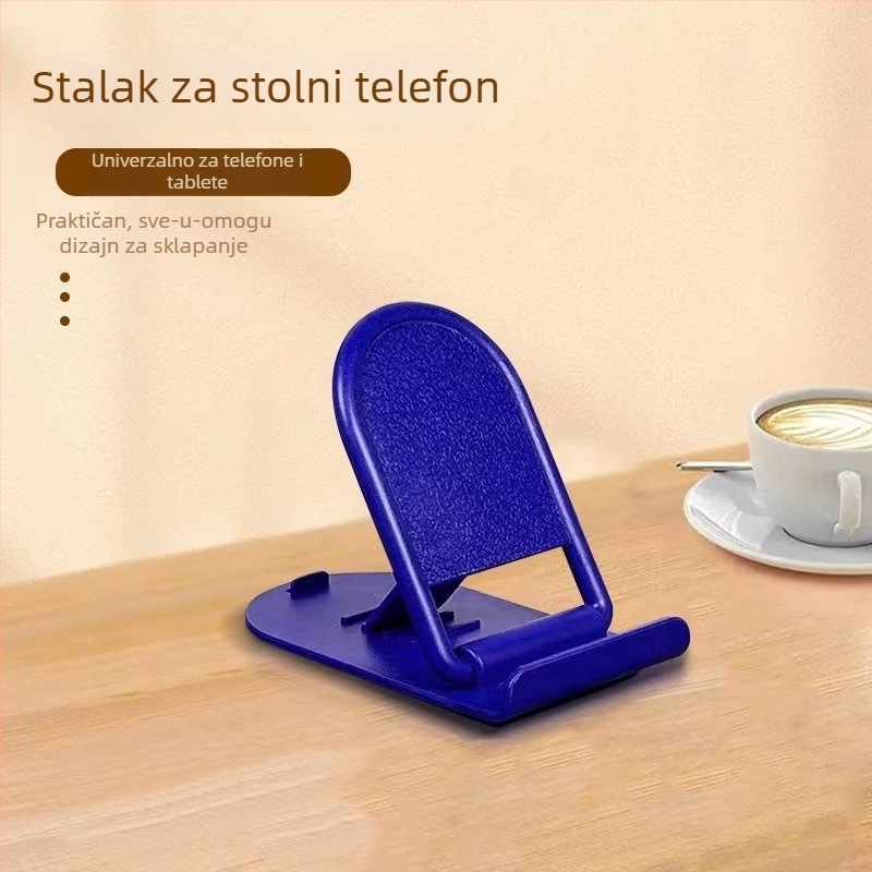 Stolni stalak za telefon i tablet, sklopiv, prenosiv, univerzalni dizajn, plastična konstrukcija