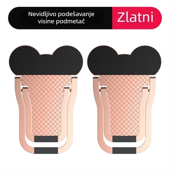 Držač za prijenosno računalo od aluminijske legure, sklopni, višenamjenski (Veličina 55×30×4 mm; Težina 0,3; OEM)