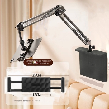 Stalak za telefon/tablet s MagSafe, skrivena magnetska veza bez klipse, univerzalni ramenski nosač za noćni ormarić