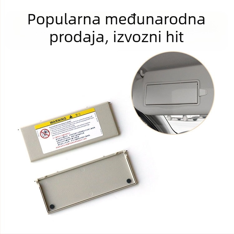 Oukachi kozmetičko ogledalo za poklopac sunčanog vizira – Snap-on ugradnja, kompatibilno s Peugeot 4008/5008/508L/308S i Citroën Tianyi C5