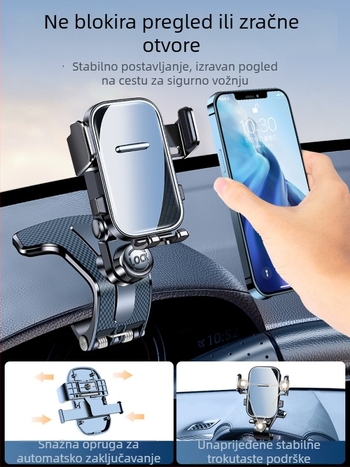 Držač za telefon u automobilu – držač na ploču i retrovizor, višenamjenski kreativni držač za navigaciju, snap-on montaža