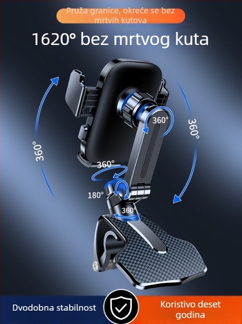 Držač za telefon u automobilu – držač na ploču i retrovizor, višenamjenski kreativni držač za navigaciju, snap-on montaža