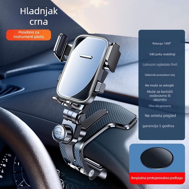 Držač za telefon u automobilu – držač na ploču i retrovizor, višenamjenski kreativni držač za navigaciju, snap-on montaža