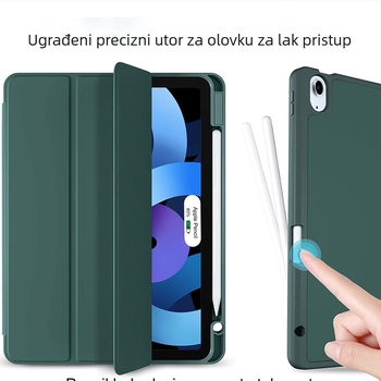 Zaštitno kućište za iPad Air 4/5 s usklađenom bojom, pretinac za olovku, mekana ovojnica, 10,9 inča