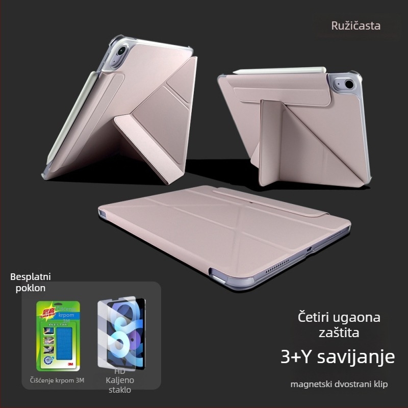 Četverokotni magnetski klip za Apple iPad 11-inčni Air 7, tanki zaštitni kućište 10.9-inča