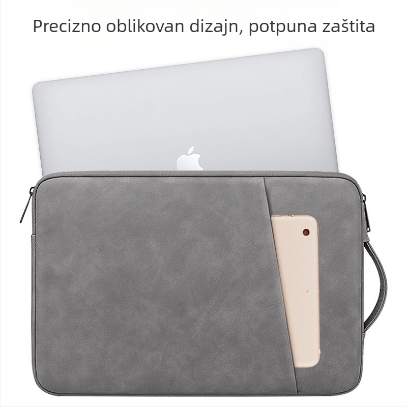Torba za prijenosno računalo s PU kožom u teksturi ovčje kože, lagana zaštita, za 13-inčne prijenosnike