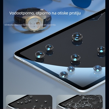Zaštitno staklo od kaljenog stakla za iPad 2025 – prednje zaštitno staklo, otporno na eksploziju, anti‑otisci prstiju, potpuno pokriće