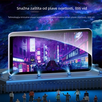 Zaštitno staklo od kaljenog stakla za iPad 2025 – prednje zaštitno staklo, otporno na eksploziju, anti‑otisci prstiju, potpuno pokriće