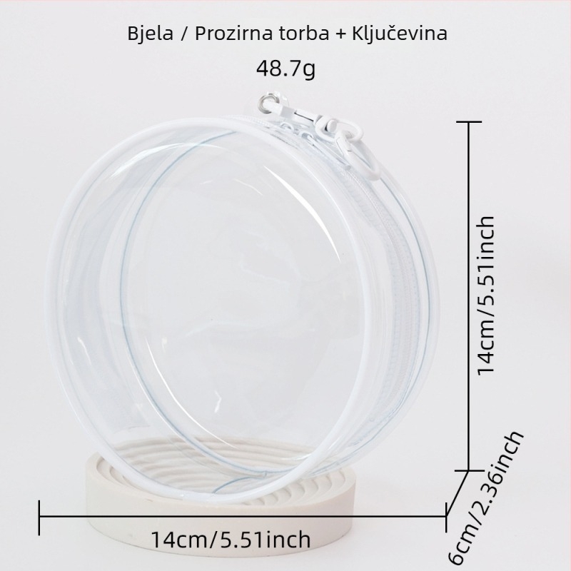 Torba za skladištenje lutaka — cilindrični oblik, PVC, višestruka upotreba, pogodna za putovanja i skladištenje na stolu ili u spavaćoj sobi, pakiranje 50 kom.