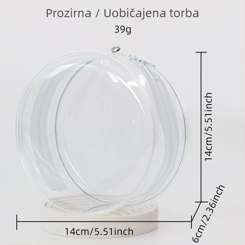Torba za skladištenje lutaka — cilindrični oblik, PVC, višestruka upotreba, pogodna za putovanja i skladištenje na stolu ili u spavaćoj sobi, pakiranje 50 kom.