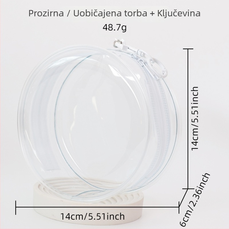Torba za skladištenje lutaka — cilindrični oblik, PVC, višestruka upotreba, pogodna za putovanja i skladištenje na stolu ili u spavaćoj sobi, pakiranje 50 kom.