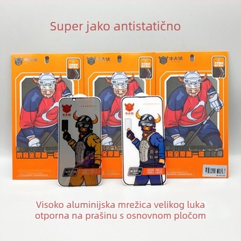 Zaštitno staklo s zaštitom privatnosti za iPhone X/14/15 Pro, cijeli zaslon, mreža za prašinu, HD, elektroplatinirano, otporno na udarce