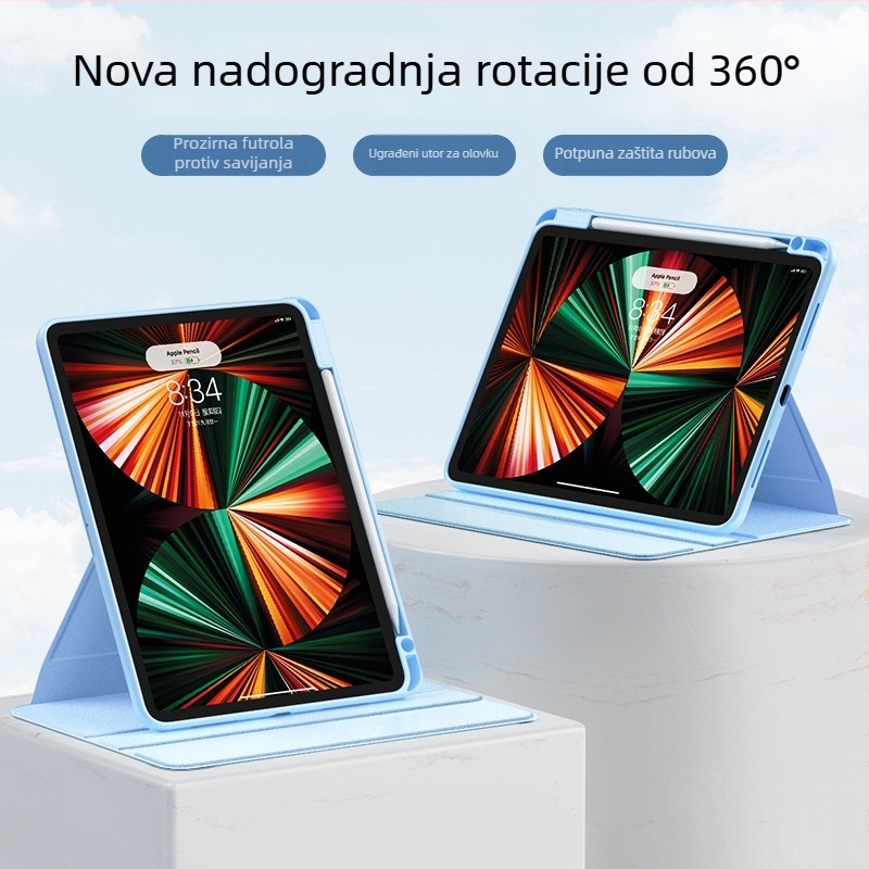 Silikonska zaštitna futrola za Apple iPad Pro Air 4, 12,9-inčni tablet, 2020–2021