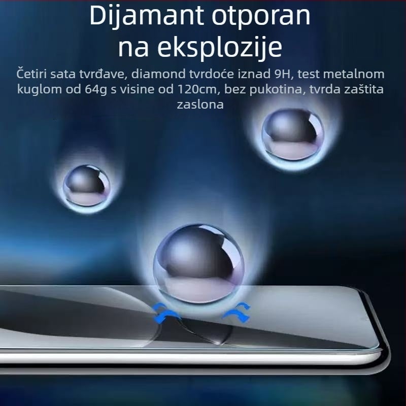 Tvrdo staklo zaštitnik zaslona za HONOR 9X/9X Pro s potpuno pokrivenim zaslonom, HD jasnoća, otporan na otiske prstiju i zaštita od plave svjetlosti