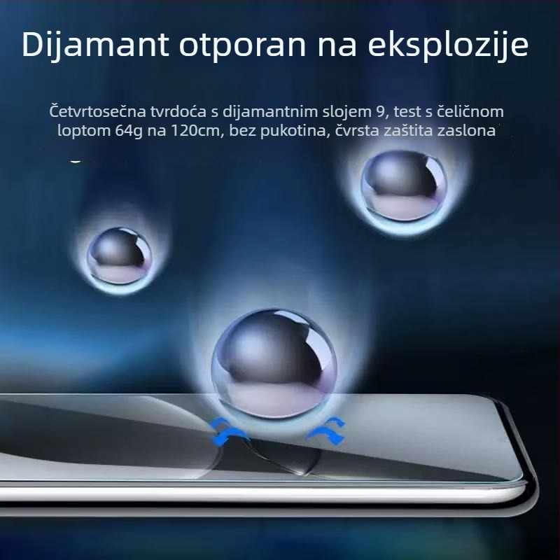 Kaljeno staklo zaštitnik zaslona za Huawei Enjoy 70 (70Z/PRO/S) – potpuno pokriće, otporno na padove, HD, protiv plavog svjetla