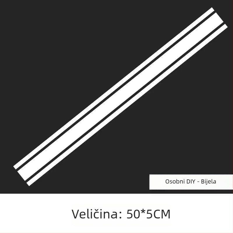 Motociklistička naljepnica – retro dizajn za spremnik goriva i blatnik, vodootporna vertikalna traka filma; Značka: Duwu; Materijal: Drugo.