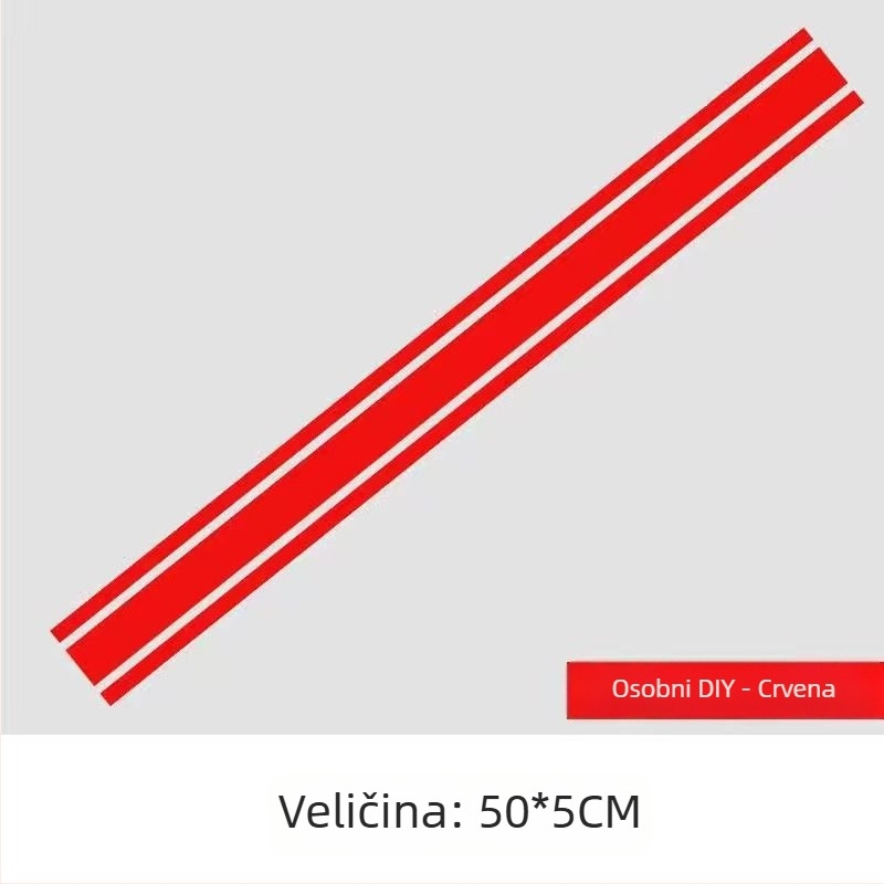 Motociklistička naljepnica – retro dizajn za spremnik goriva i blatnik, vodootporna vertikalna traka filma; Značka: Duwu; Materijal: Drugo.