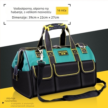 Delip Torba Za Alate - Prijenosna Velika Kutija Za Pohranu Alata Za Dom, Auto i Vrt | PP Okvir | Nosivost 250 kg
