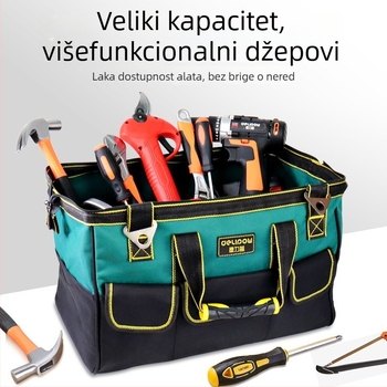 Delip Torba Za Alate - Prijenosna Velika Kutija Za Pohranu Alata Za Dom, Auto i Vrt | PP Okvir | Nosivost 250 kg