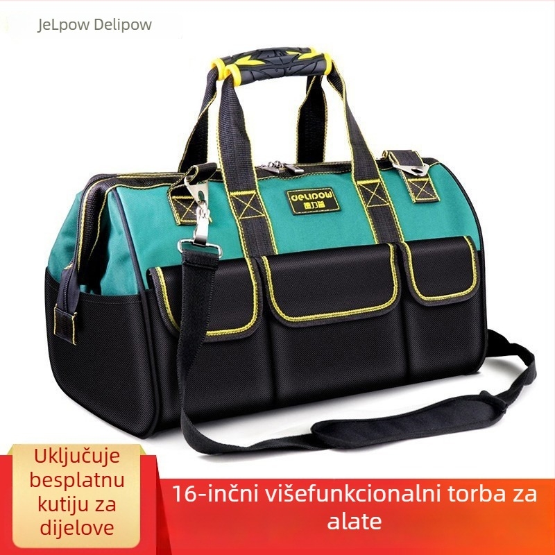 Delip Torba Za Alate - Prijenosna Velika Kutija Za Pohranu Alata Za Dom, Auto i Vrt | PP Okvir | Nosivost 250 kg