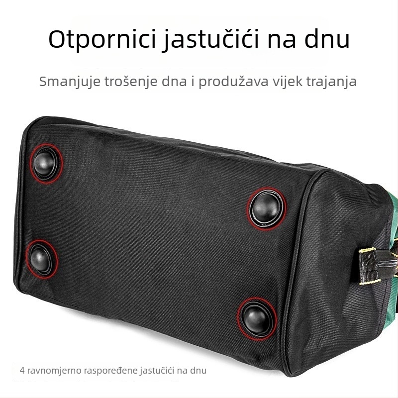 Delip Torba Za Alate - Prijenosna Velika Kutija Za Pohranu Alata Za Dom, Auto i Vrt | PP Okvir | Nosivost 250 kg