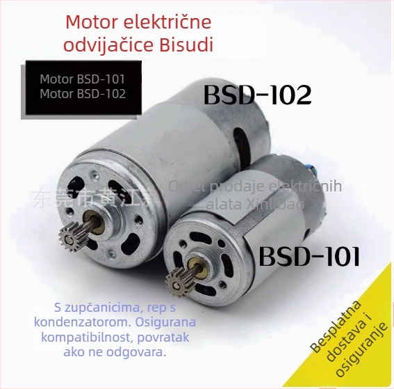 Dijelovi za električni odvijač BSD-101 i BSD-102, marke Bisu, bakar