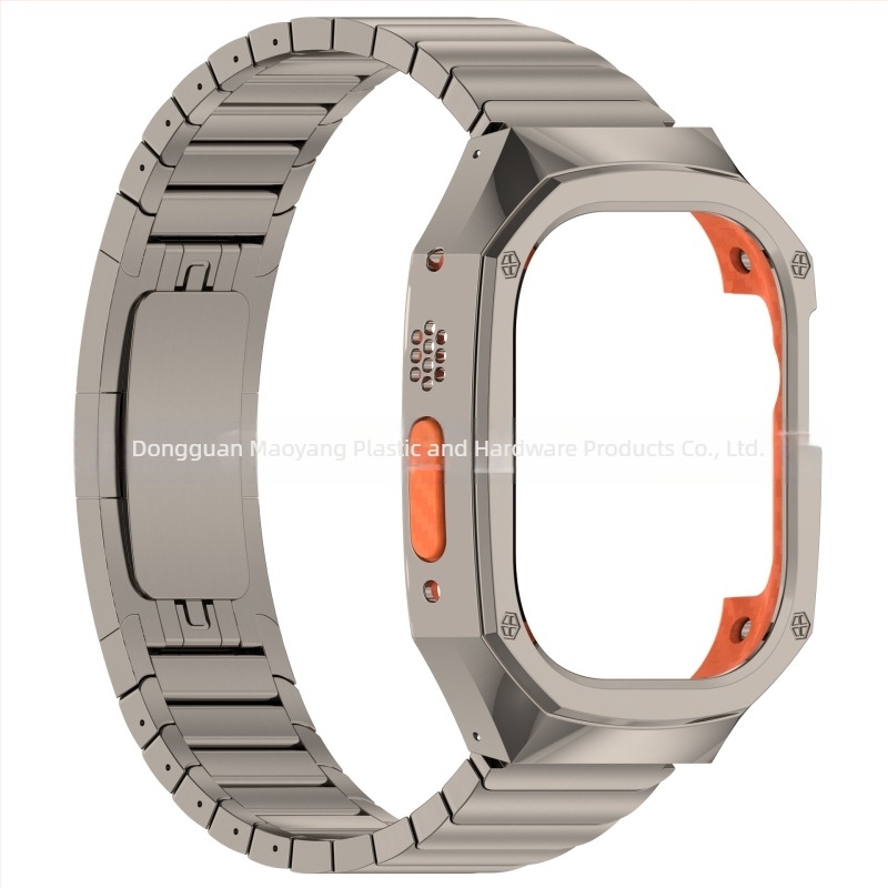 Nerđajući čelični zaštitni kućište za Apple Watch SE, jednoplošni dizajn, kompatibilan s remenima 20mm/22mm
