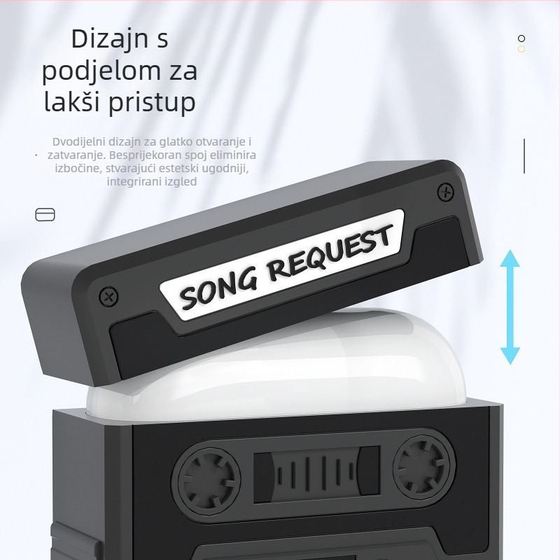 Retro silikonska zaštitna futrola za AirPods Pro 3 i AirPods 4, kućište za Apple treće generacije slušalica