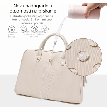 Torba za prijenosno računalo za više marki (vodootporan poliester; prozračan; otporan na habanje; otporan na potres; dizajn za smanjenje opterećenja)