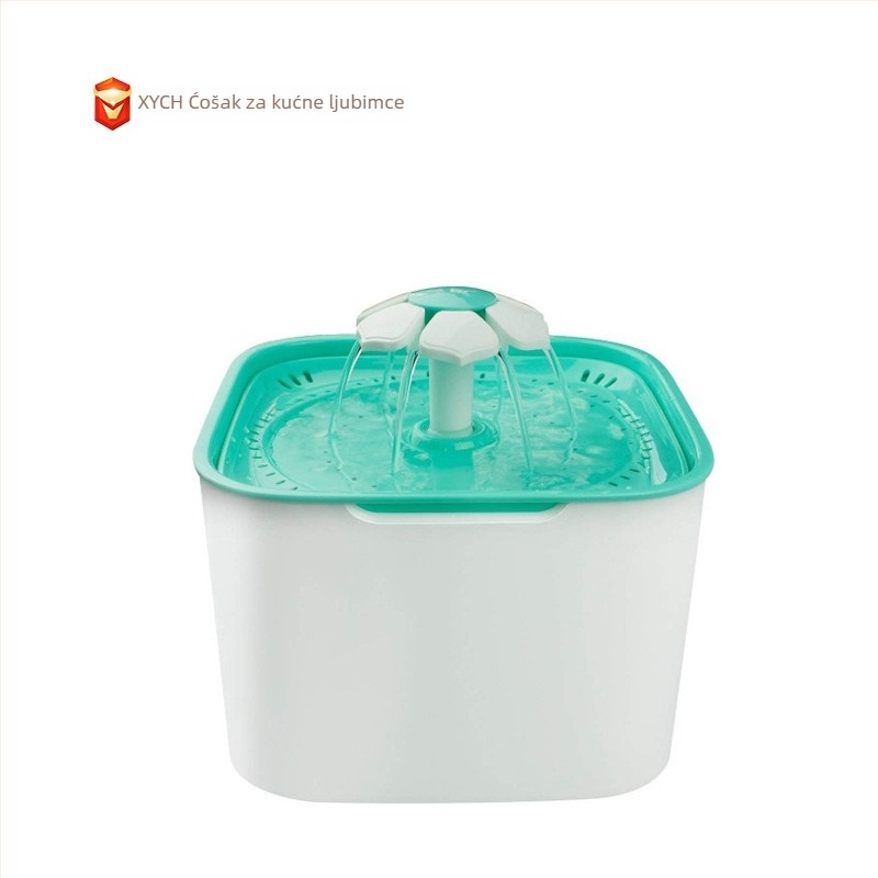 Dispenzer za vodu za kućne ljubimce s automatskom cirkulacijom i inteligentnim filtrom – napajanje iz utičnice, odvojivi, pogodan za mačke i pse