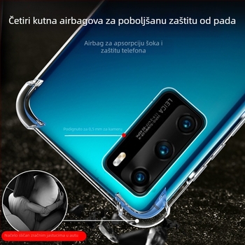 Kućište za Huawei P40 Pro — potpuno pokriće, mekani silikon, zaštita od pada