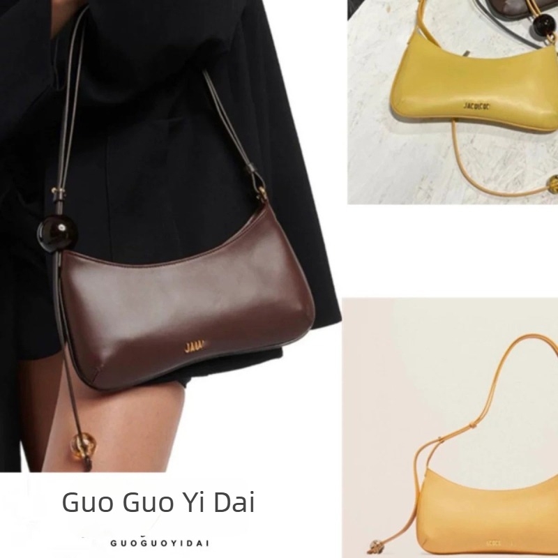 Torba ispod ruke od PU, retro dizajn, dumpling oblik, trodimenzionalna silueta, zatvarač