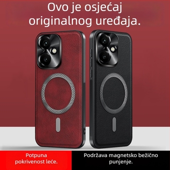 Kućište za Honor 400Pro, kožna tekstura, potpuna zaštita od pada