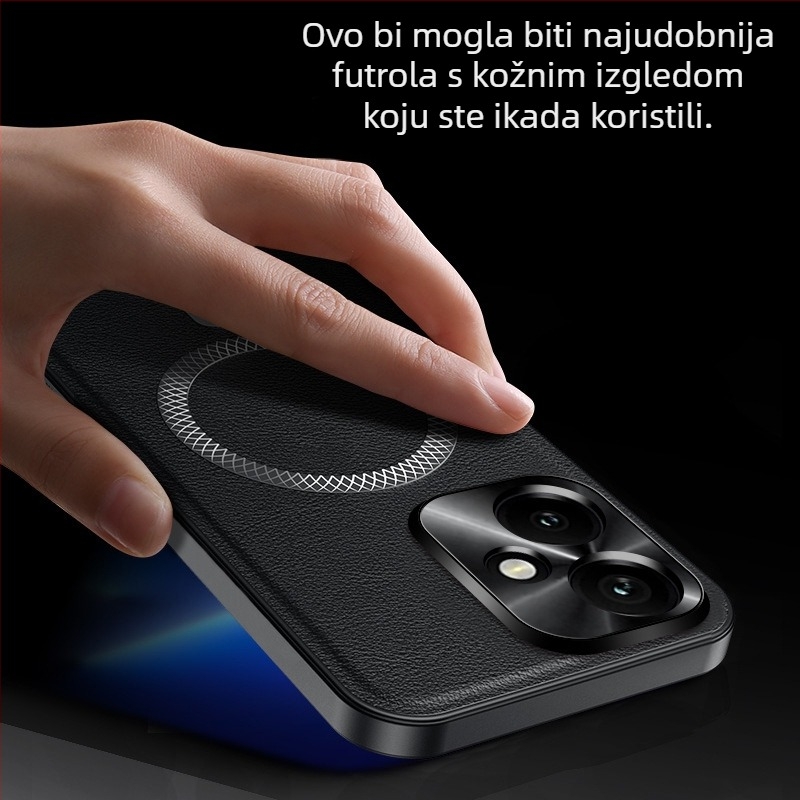 Kućište za Honor 400Pro, kožna tekstura, potpuna zaštita od pada